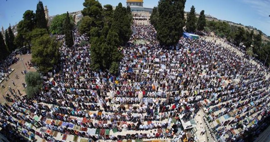 اقامه نماز جمعه ۴۰ هزار فلسطینی در مسجدالاقصی