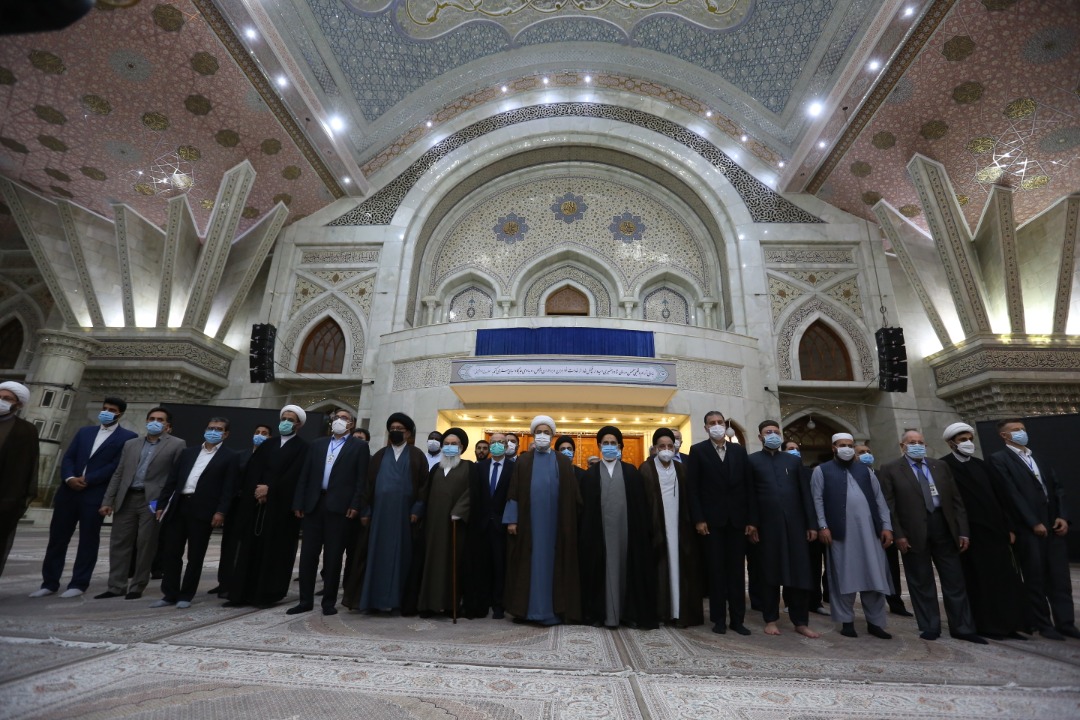 تجدید میثاق اعضای سی‌وپنجمین کنفرانس بین‌المللی وحدت اسلامی با آرمان‌های امام (ره)  