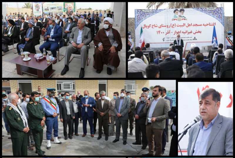 بهره‌برداری از ۲ مسجد و مدرسه در روستاهای بخش غیزانیه  