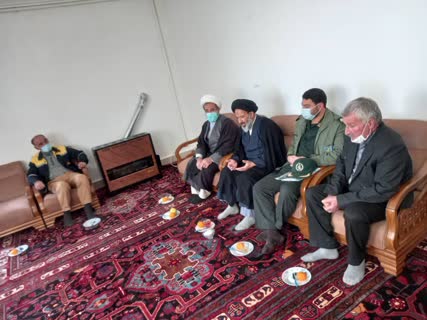 دیدار با خانواده شهید جابر شیرزادی توسط کانون شهید  مفتح ملایر