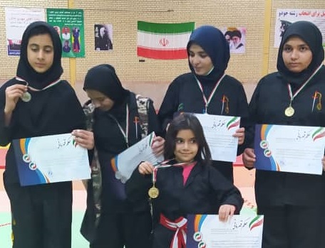 فعالان خواهر کانون فرهنگی هنری بعثت در رشته کونگ فو مقام اول استانی را کسب کردند