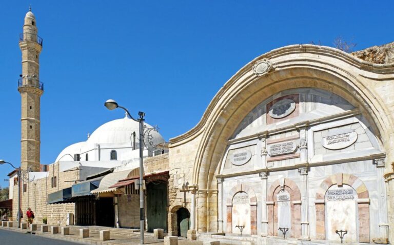 مسجد «محمودیه» ، بزرگ ترین و مهم ترین مسجد متعلق به قرن ۱۸ در «یافا» 