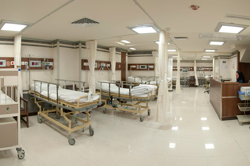 بخش های بیمارستان فاروج افزایش یافت