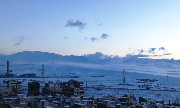 برف و کولاک ارتفاعات استان قزوین را فرا می گیرد