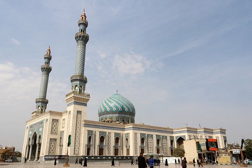 مسجدی که تحت اشراف و پیگیری آ‌یت‌الله العظمی صافی گلپایگانی توسعه یافت