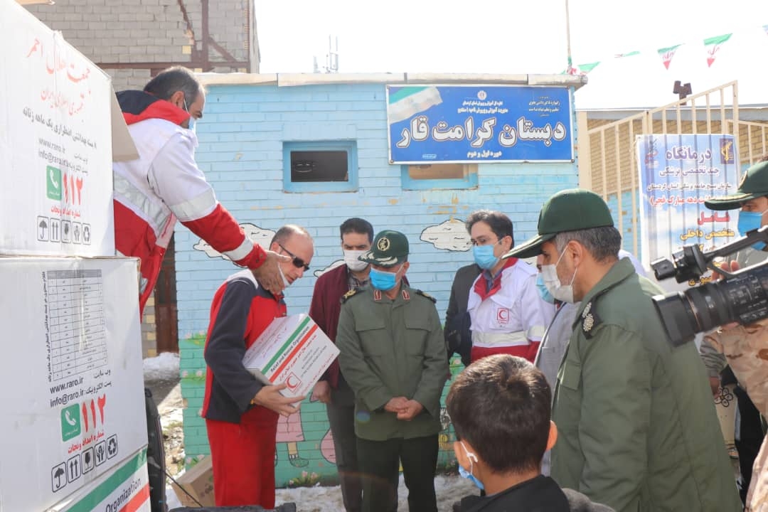 برپایی بیمارستان صحرایی در سنندج بمناسبت دهه‌ مبارکه فجر