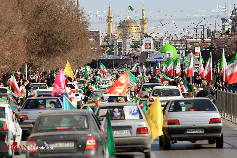 راهپیمایی ۲۲ بهمن در مشهد به صورت خودرویی برگزار می شود             