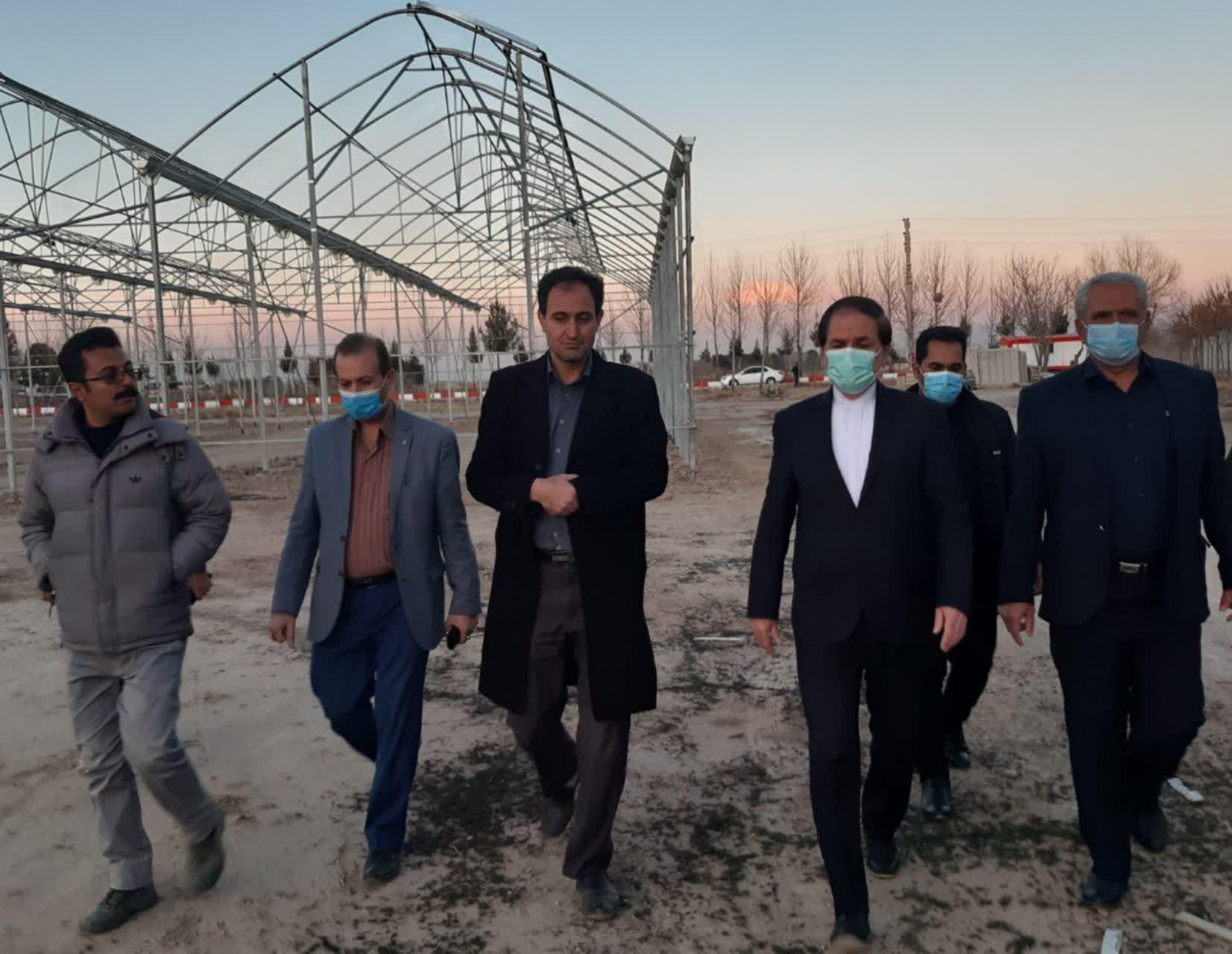 ‍ افتتاح بزرگترین شهرک گلخانه ای خاورمیانه در ورامین