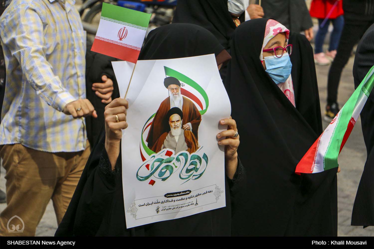 راهپیمایی ۲۲ بهمن با حضور پرشور مردم در بجنورد برگزار شد  