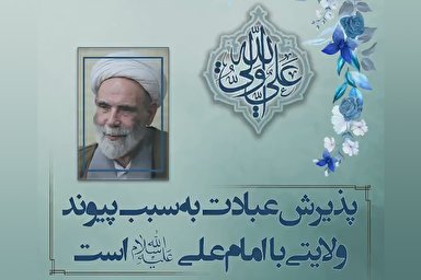 پذیرش عبادت به سبب پیوند ولایت با امام علی (ع)