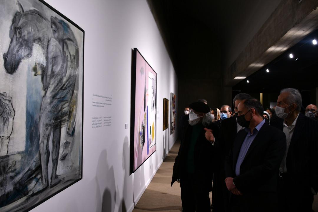 نمایشگاه «پنج گنج» در موزه هنرهای معاصر تهران افتتاح شد 