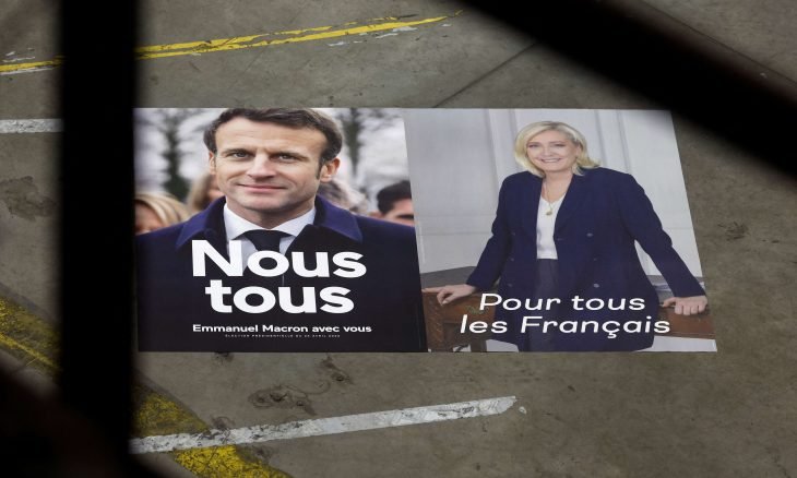 «ممنوعیت حجاب» شعار انتخاباتی جنجال برانگیز مکرون و لوپن در فرانسه