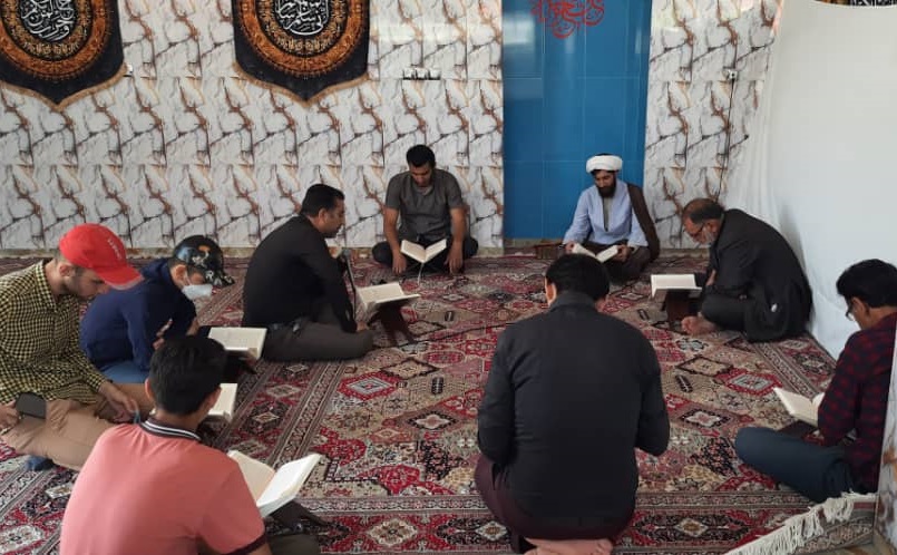 حضور جوانان مسجدی روستای جوانمردی در محفل قرآنی ماه مبارک رمضان