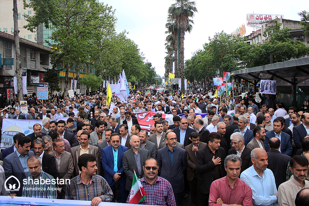راهپیمایی روز قدس با حضور پرشور مردم در گیلان آغاز شد
