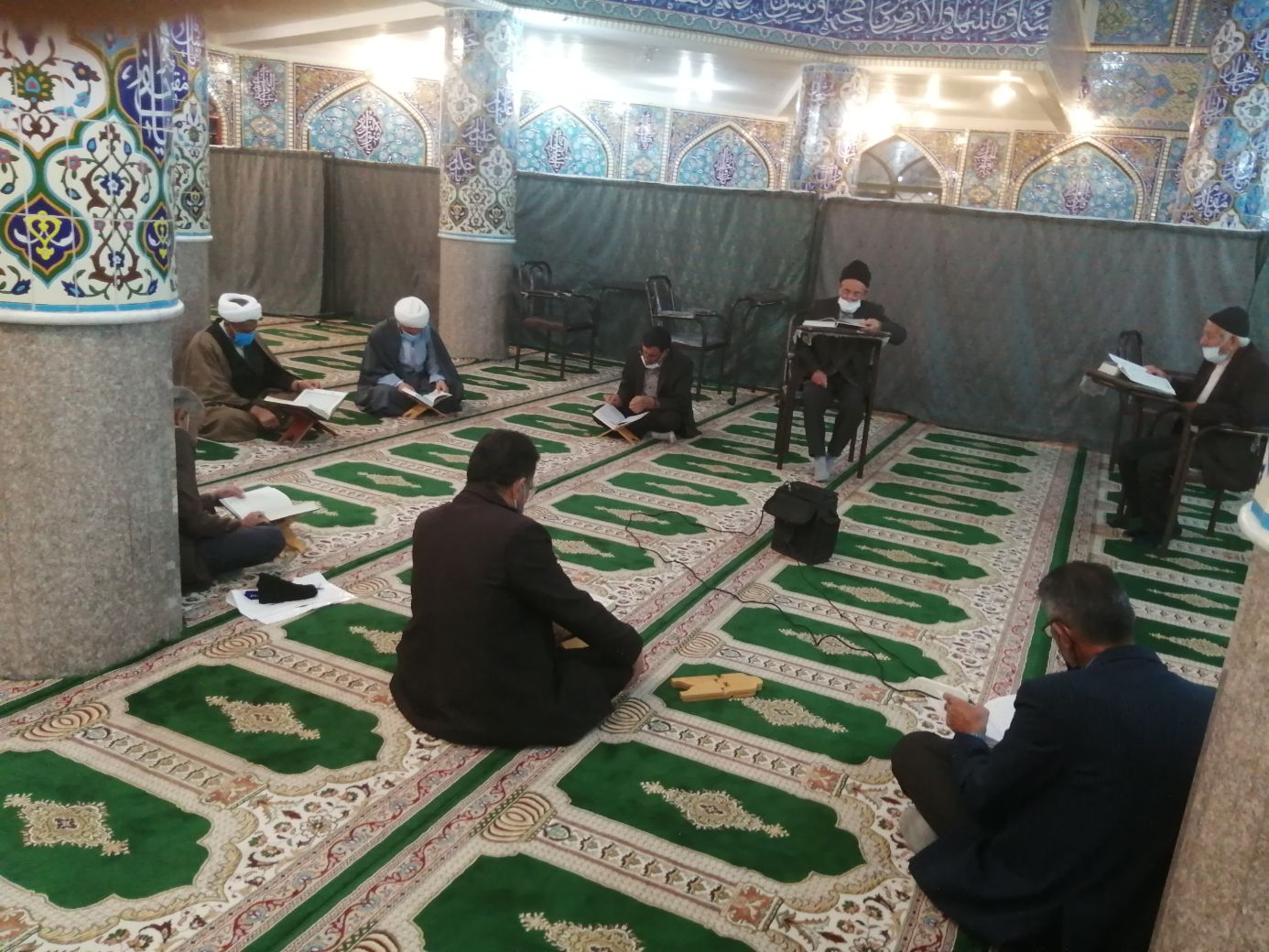 آخرین آیین جزء خوانی ماه رمضان در مسجد امام علی (ع) شهرکرد برگزار شد