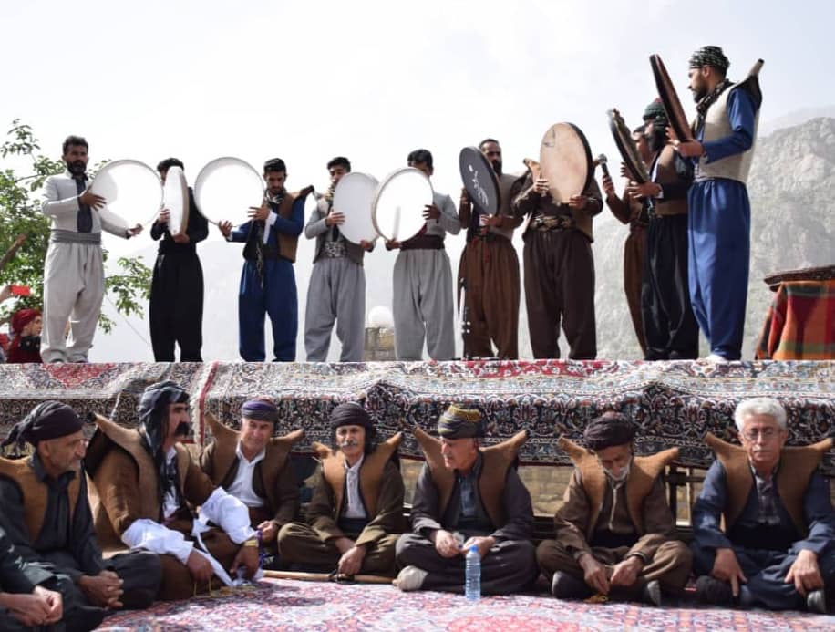 مراسم آیینی سنتی کومسای در هورامان برگزار شد