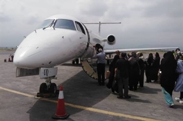 دومین گروه زائران عتبات عالیات از فرودگاه گرگان به نجف اعزام شدند/ پرهیز زائران از سفر با گروه های غیرمجاز