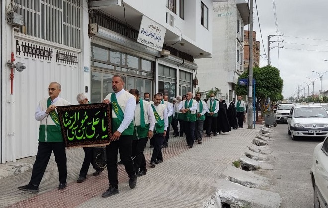 کاروان خیابانی شادیانه جشن ولادت احمدبن موسی(ع) در فریدونکنار به راه افتاد  