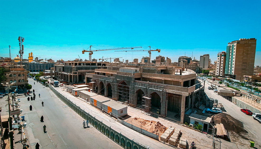 پروژه صحن حضرت زینب(ع) در کربلای معلی وارد مرحله پایانی شد