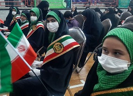  همایش بزرگ زنان و دختران فاطمی در کرمانشاه برگزار شد 