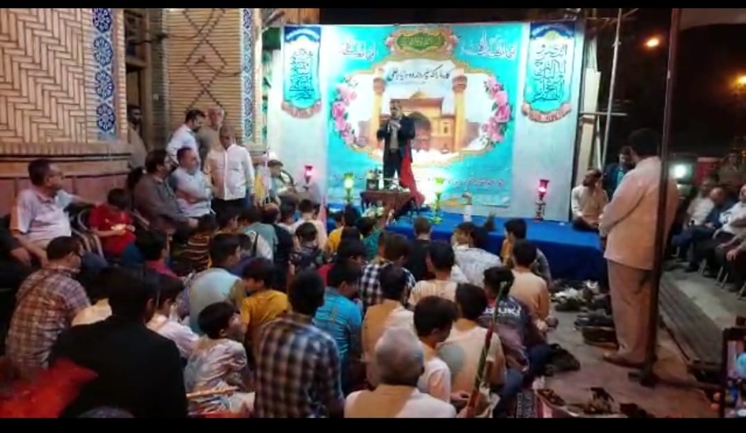 جشن بچه های مسجد در کانون فاطمة الزهرا تبریز به مناسبت عید غدیر