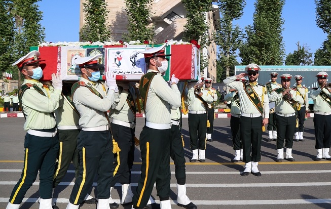 پیکر پاک شهید «مهدی کامور» در رشت تشییع شد