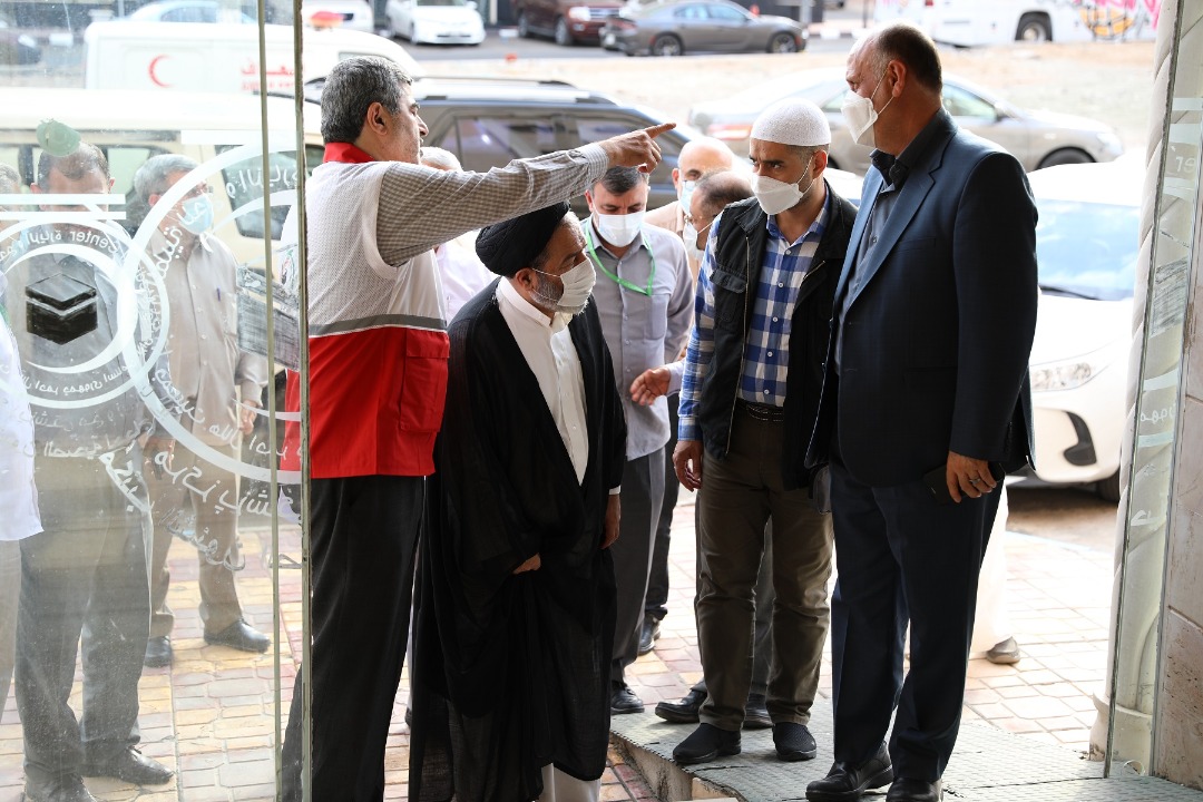 بازدید سرپرست حجاج ایرانی از درمانگاه مركزي زائران ایرانی در مدینه 