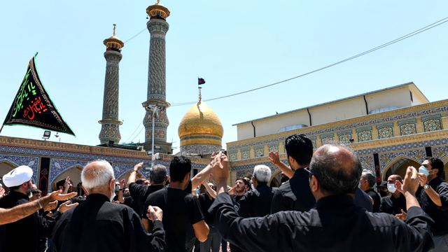 در روز تاسوعای حسینی کربلای ایران غرق ماتم شد  