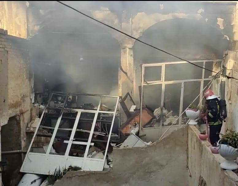 مصدومیت سه نفر در انفجار یک منزل مسکونی در کاشان