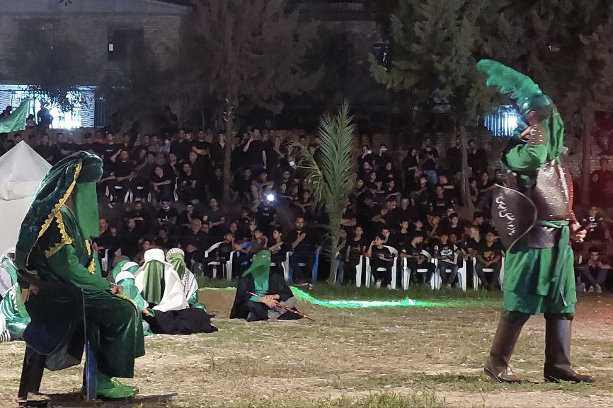 اجرای مراسم تعزیه خوانی در شهرستان البرز