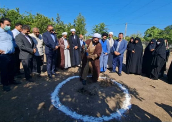 کلنگ احداث ۶ واحد مسکن مددجویی در کلاردشت به زمین زده شد