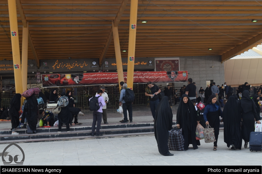 خروج بیش از ۲۷۰ هزار زائر حسینی از مرز شلمچه