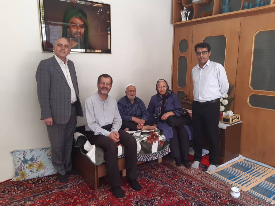 دیدار اساتید بزرگ زبان و ادبیات فارسی با استاد کریمی‌‎مراغه‌‎ای
