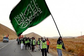  ۱۵ هزار زائر پیاده از خراسان شمالی به سمت مشهد الرضا (ع) حرکت کرده‌اند