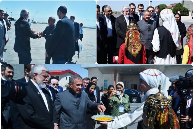 رئیس جمهور تاتارستان وارد استان گلستان شد