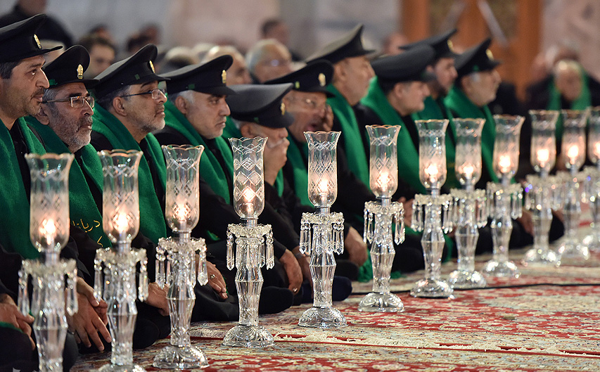 آئین خطبه ‌خوانی شب شهادت امام رضا(ع) برگزار شد