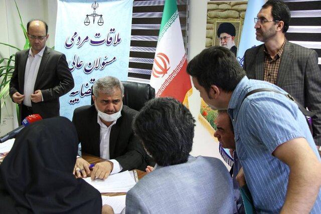  رسیدگی به مشکلات ۹ پرونده کثیرالشاکی با حضور رئیس کل دادگستری استان تهران 