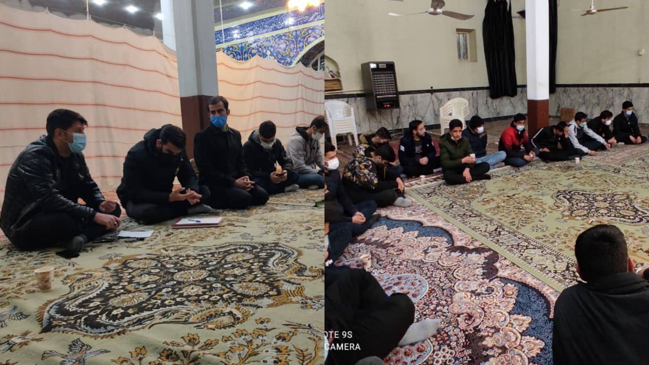 نشست روشنگری و بصیرتی در مسجد سیدالشهدا (ع) شهر نقنه برگزار شد  