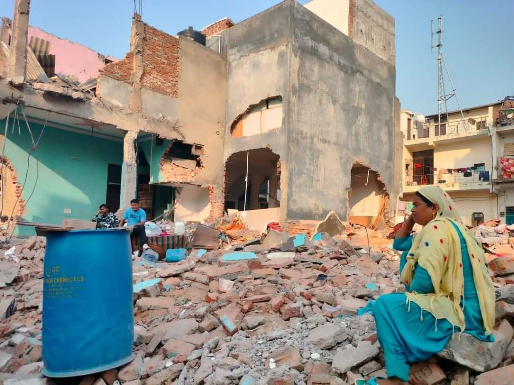 تخریب ۲۵ خانه متعلق به مسلمانان در دهلی 