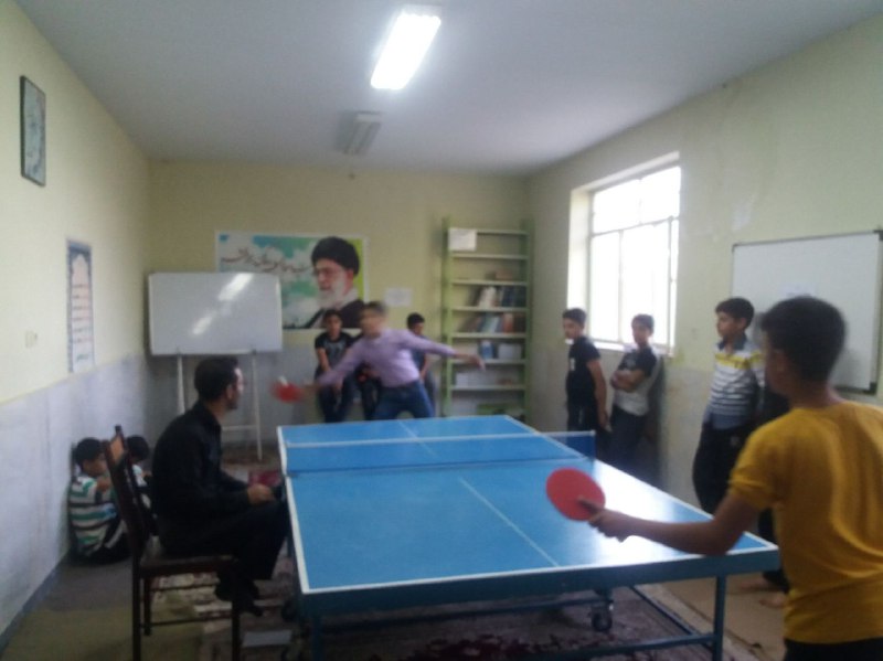 مسابقات تنیس روی میز کانون ابوتراب در امام حسین (ع) روستای دزک برگزار شد  