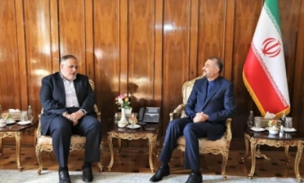 دیدار استاندار قزوین با وزیر امور خارجه
