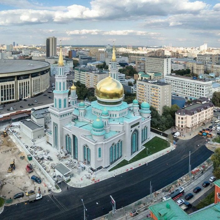 مسجد جامع مسکو، بزرگ ترین مسجد اروپا+عکس