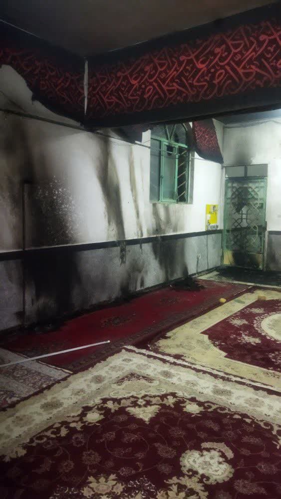 برخورد قاطع در انتظار عوامل آتش سوزی در مسجد امام هادی(ع) خرم آباد است