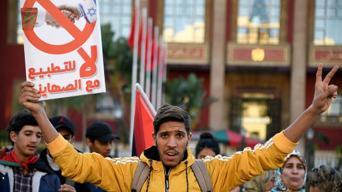 فریاد مراکشی ها  در ۳۰ شهر این کشور علیه عادی سازی روابط با رژیم صهیونیستی