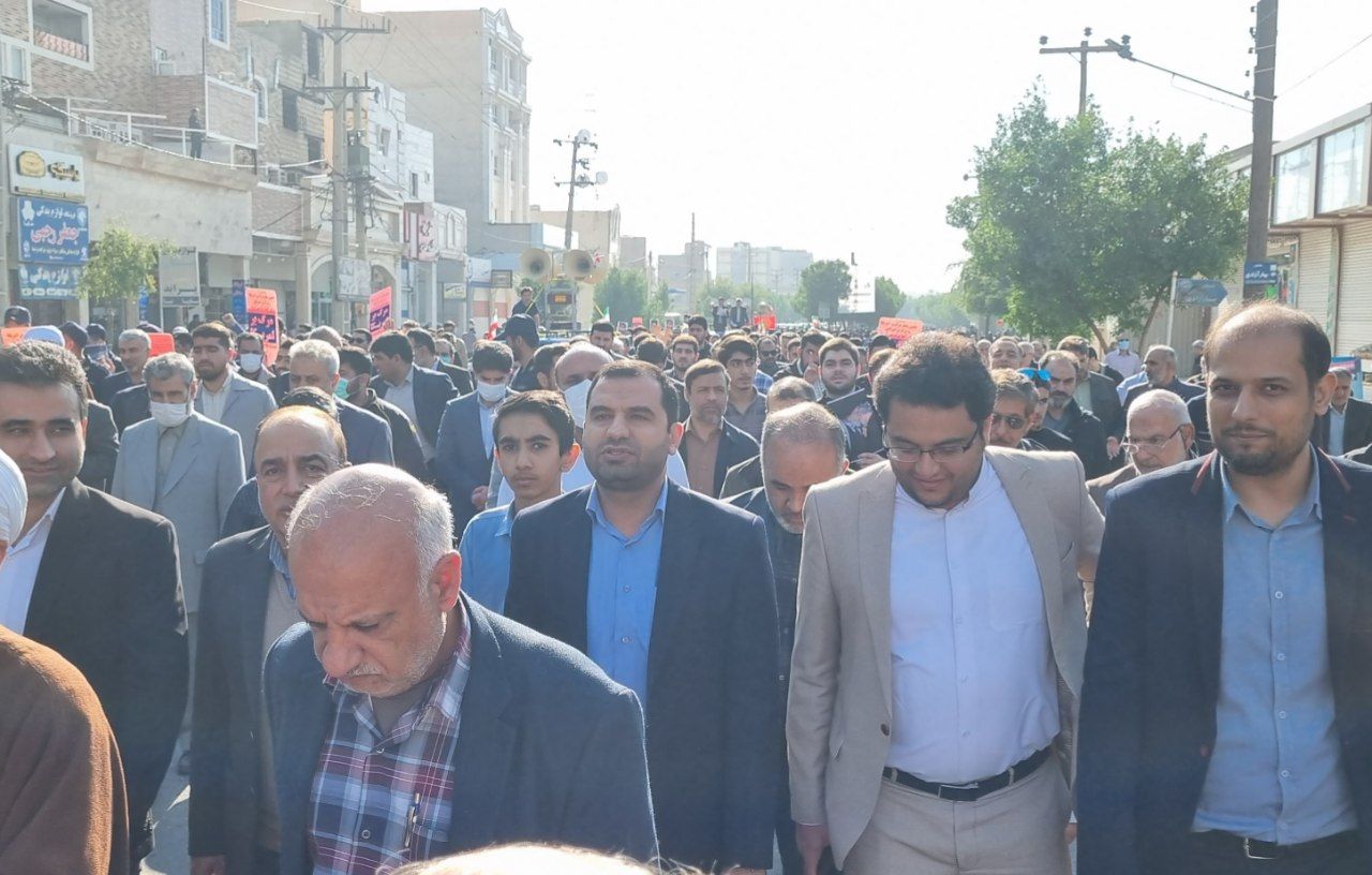 اجتماع مردمی یوم الله ۹ دی در دزفول برگزار شد