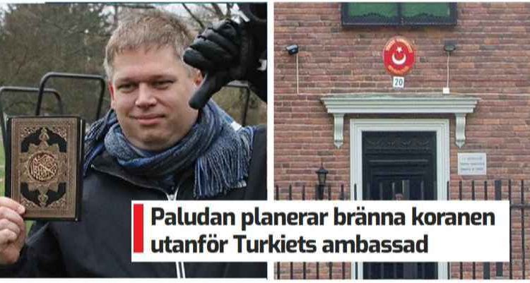 سیاستمدار افراطی دانمارک به قرآن سوزی مقابل سفارت ترکیه در سوئد تهدید کرد