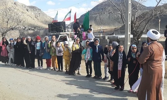 برگزاری جشن انقلاب در روستاهای بجنورد 