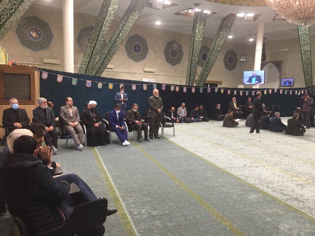 مراسم ترحیم  همسر شهید مطهری  در مسجد دانشگاه تهران برگزار شد