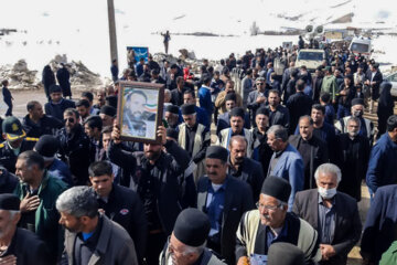 تشییع پیکر شهید «محمدطاهر زمانی» در شهرستان کوهرنگ  