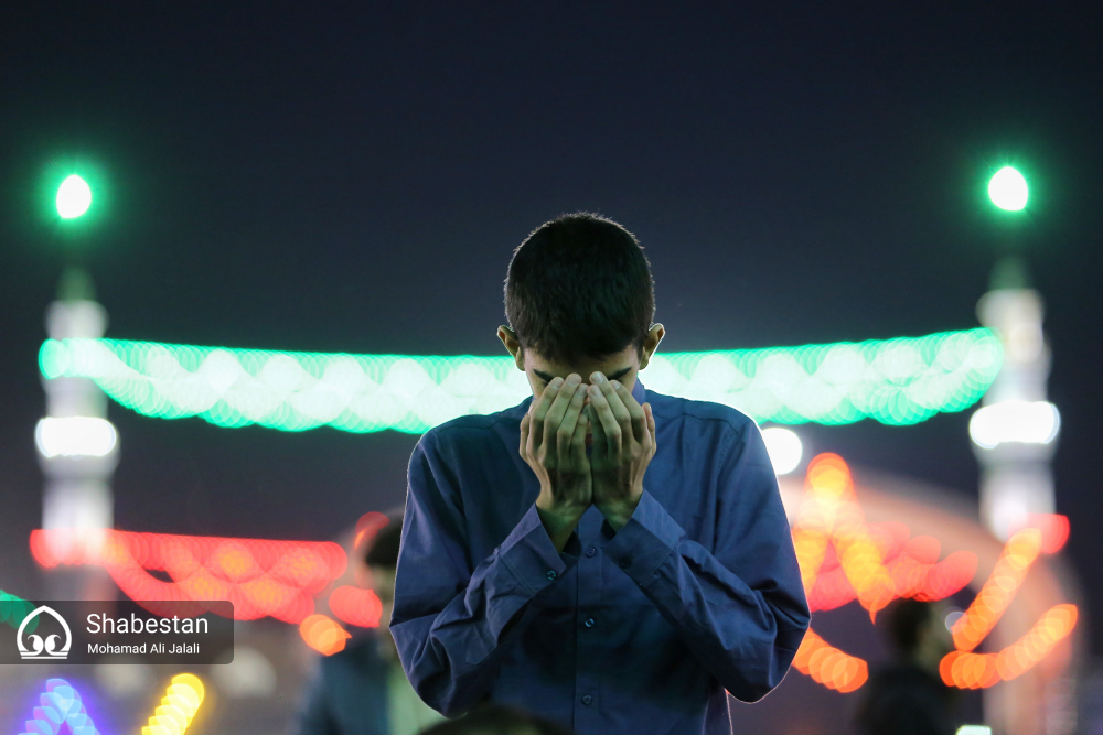 مراسم احیای شب نیمه شعبان در قزوین برگزار شد